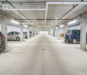 Climate controlled underground parking garage